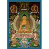 42.25”x29.5”  Shakyamuni Buddha Thangka Painting