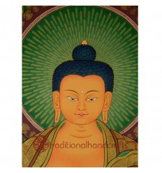 42.25”x29.5”  Shakyamuni Buddha Thangka Painting