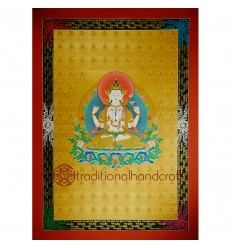 44"x32”  108 Chenrezig Thangka Painting