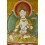 44”x32.5”  108  White Tara Thangka Painting