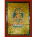 47.5"x34.5"  Maitreya Buddha Thangka Painting