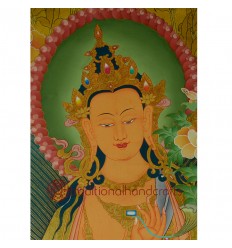 47.5"x34.5"  Maitreya Buddha Thangka Painting