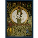 50.25"x37"   Avalokiteshvara Thankga Painting