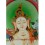 39.25"x30''  White Tara Thangka Painting