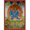 52.25"x37.75'’  Yamantaka with Consort Thankga Painting