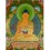 46.5"x35.25" Shakyamuni Buddha Thangka Painting