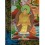 46.5"x35.25" Shakyamuni Buddha Thangka Painting