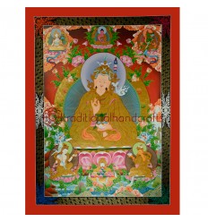 47.5"x35.25" Guru Padmasambhava Thangka