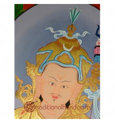 47.5"x35.25" Guru Padmasambhava Thangka