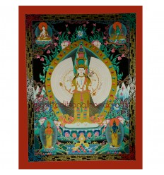 47”x 36” 1000 Armed Avalokiteshvara Thankga Painting