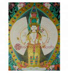 47”x 36” 1000 Armed Avalokiteshvara Thankga Painting