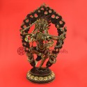 Fine Quality 20.5" Krukulla Statue From Patan, Nepal.