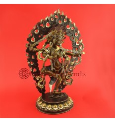 Fine Quality 20.5" Krukulla Statue From Patan, Nepal.