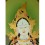 48.5"x36" White Tara Thangka Painting