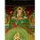 48.5"x36" White Tara Thangka Painting