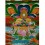 48.5"x36" White Tara Thangka Painting