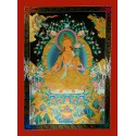 48"x35" Maitreya Buddha Thangka Painting