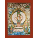 50"x37.5" 1000 Armed Avalokiteshvara Thankga Painting