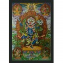 33”x 23.25” Simhamukha Thangka Painting