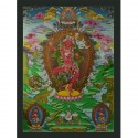 33”x24.5" Vajravarahi or Dorje Phagmo Thangka Painting