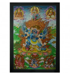 33.5"x23.5" Vajrakilaya Thangka Painting