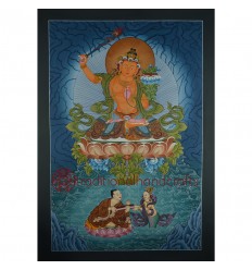 32.75" x 23.75" Manjushiri Thankga Painting