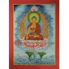 27" x19 Shakyamuni Buddha Thangka Painting