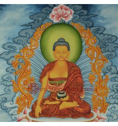 27" x19 Shakyamuni Buddha Thangka Painting