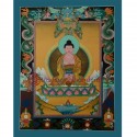 20"x16" Tibetan Buddhist Amitabha Buddha Thangka  Painting