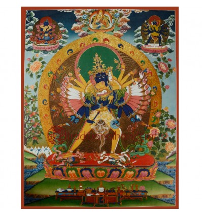 33"x25.5" Kalachakra Thangka Painting