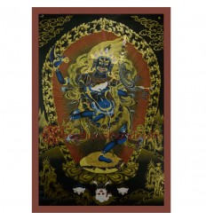 36”x24.5” Vajravarahi or Dorje Phagmo Thangka Painting