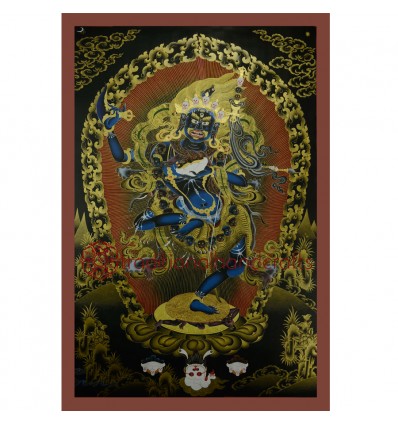 36”x24.5” Vajravarahi or Dorje Phagmo Thangka Painting