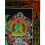 46.5"x36" Shakyamuni Buddha Thangka Painting