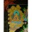 46"x35" Medicine Buddha Thangka Painting