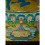 46"x35" Medicine Buddha Thangka Painting