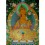 47.5"x34.75" Maitreya Buddha Thangka Painting