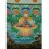 47.5"x34.75" Maitreya Buddha Thangka Painting