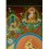 47.25" x 35.5 Green Tara Thangka Painting