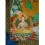 47.25" x 35.5 Green Tara Thangka Painting