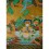 47.25" x 35.5 Green Tara Thangka Painting
