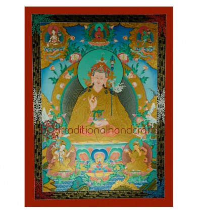 47"x35" Guru Padmasambhava Thangka