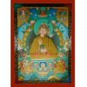 47"x35" Guru Padmasambhava Thangka