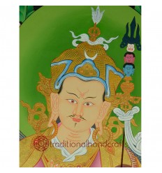 48.5”x 26.5”  Guru Padmasambhava Thangka