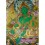 54"x39.5" Green Tara Thangka Painting