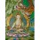 54"x39.5" Green Tara Thangka Painting