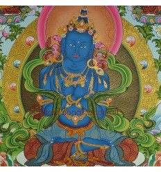 33" x 23.25" Vajradhara Thangka Painting