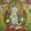 32.75" x 22.75" Vajrasattva Thangka Painting