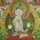 32.75" x 22.75" Vajrasattva Thangka Painting