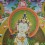 32.75" x 22.75" Vajrasattva Thangka Painting