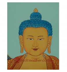 17.25"x13.5" Shakyamuni Buddha Thangka Painting